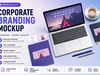 Corporate Branding Mockup – Premium PSD Stationery Kit
